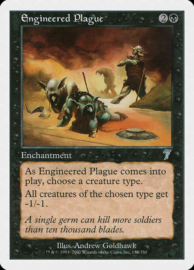 Engineered Plague [133] [Seventh Edition] [Non-Foil]
