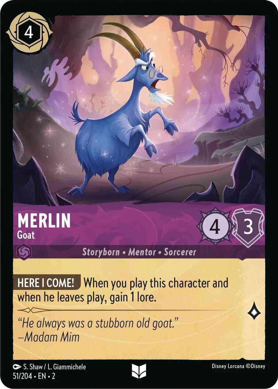 Merlin - Goat - 51/204 [Rise Of The Floodborn] [Non-Foil]
