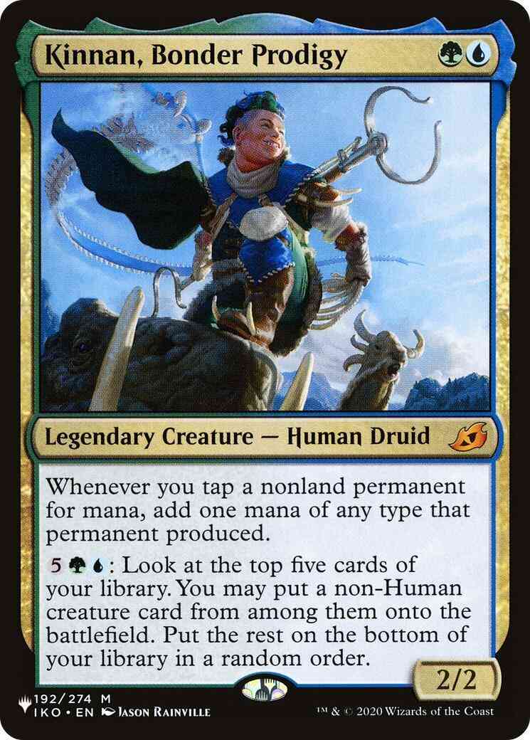 Kinnan, Bonder Prodigy [IKO-192] [The List] [Non-Foil]