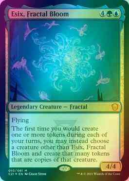 Esix, Fractal Bloom [10] [Commander 2021] [Foil]