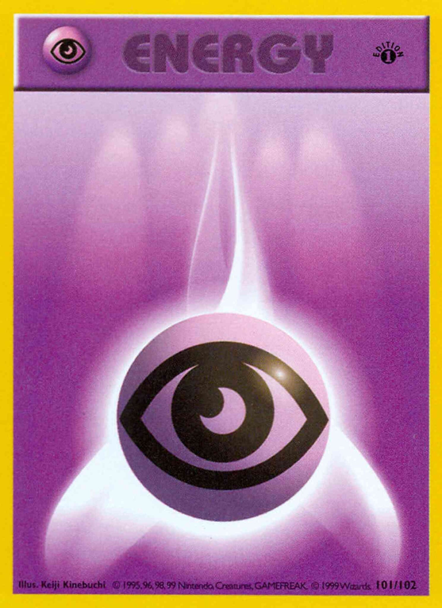 Psychic Energy - 101/102 - Common - 1st Edition [base1-101] [Non-Holo]
