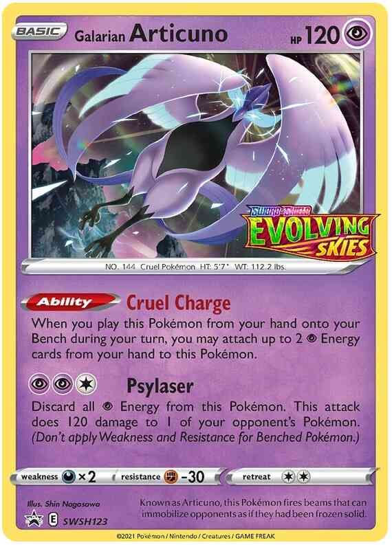Galarian Articuno - SWSH123 - Promo [SWSHP-SWSH123] [Holo]