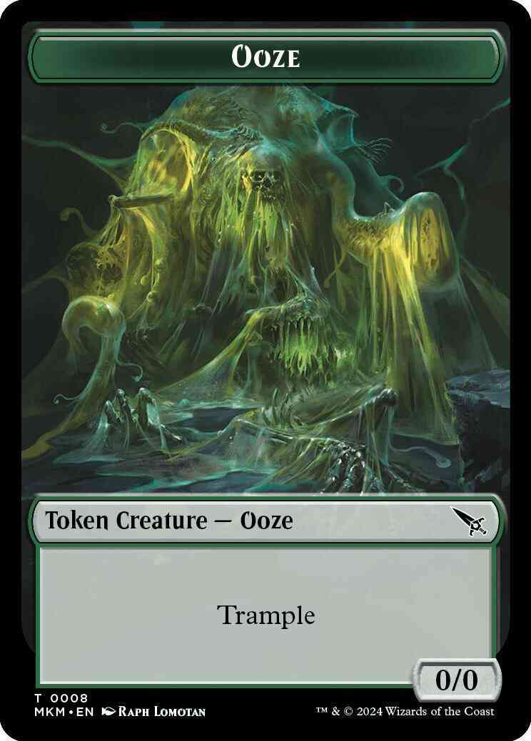 Ooze Token [08] [Murders at Karlov Manor: Tokens] [Non-Foil]