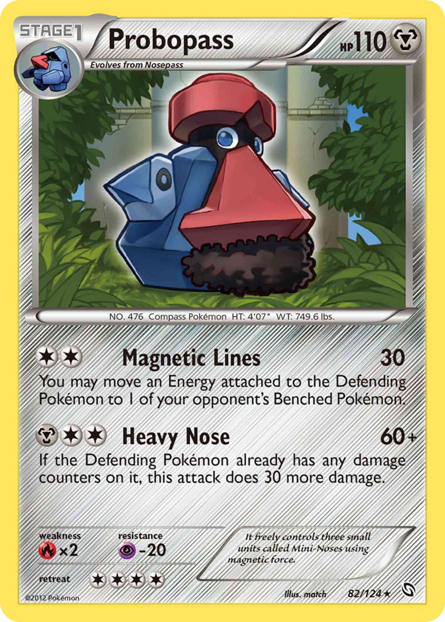 Probopass - 82/124 - Rare [bw6-82] [Reverse Holo]