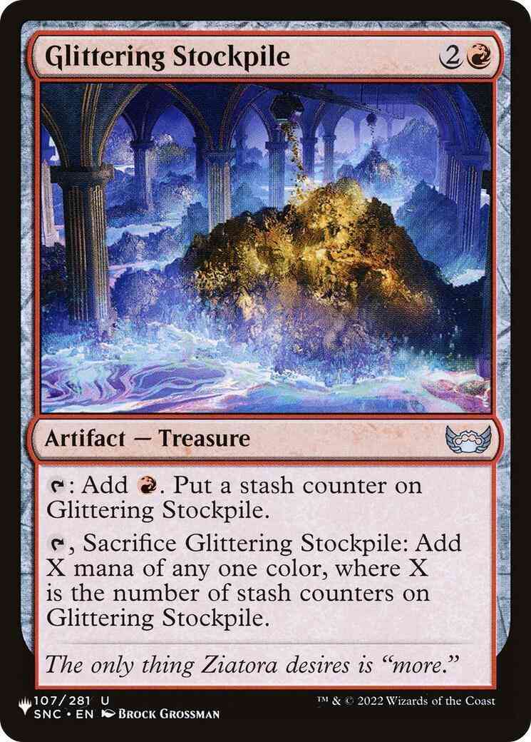 Glittering Stockpile [SNC-107] [The List] [Non-Foil]