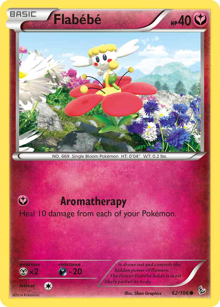 Flabébé - 62/106 - Common [xy2-62] [Non-Holo]