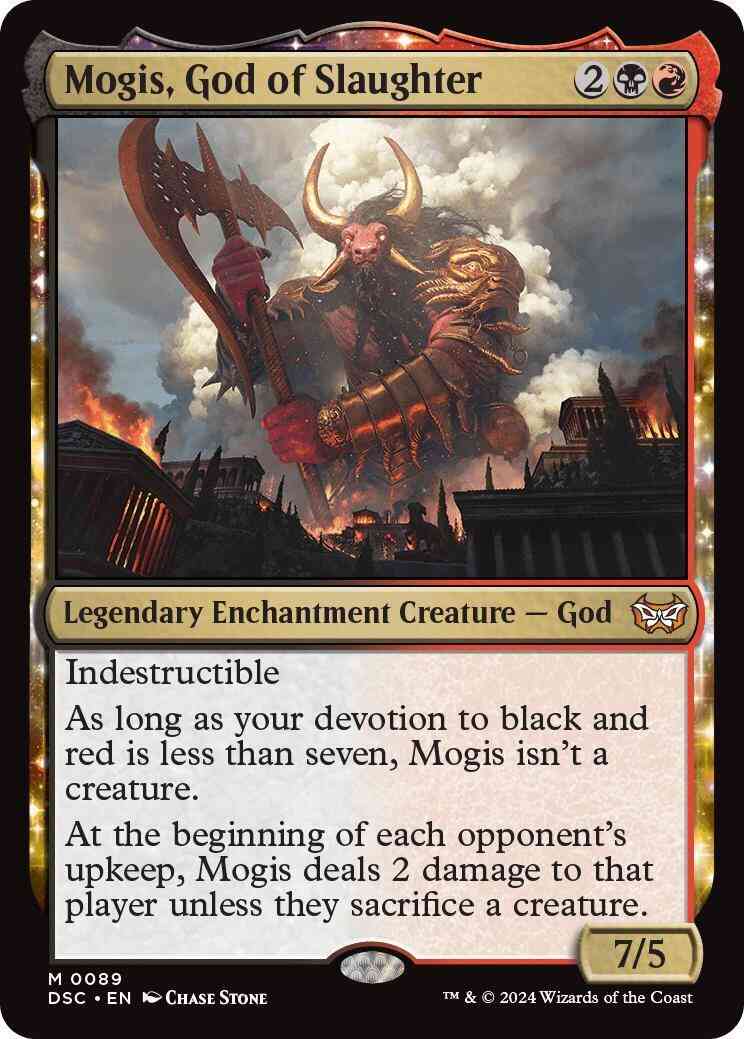 Mogis, God of Slaughter [89] [Duskmourn: House of Horror: Commander] [Non-Foil]
