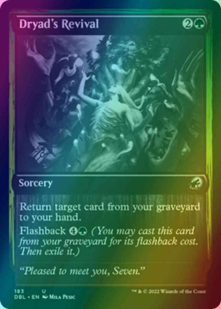 Dryad's Revival [183] [Innistrad: Double Feature] [Foil]