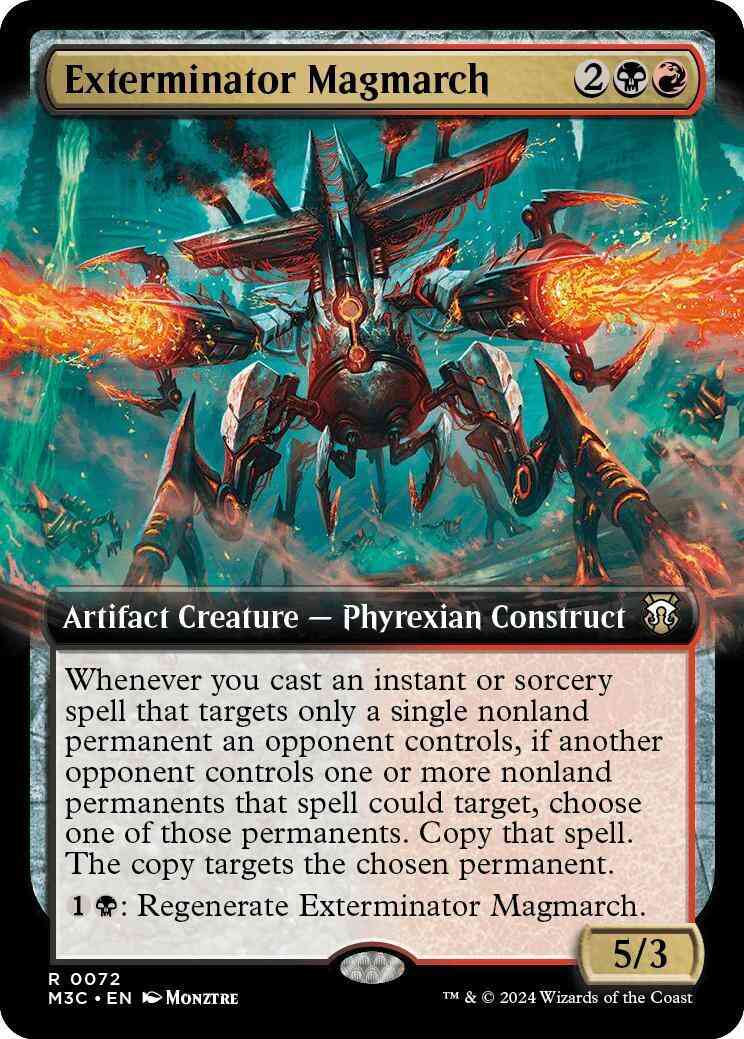 Exterminator Magmarch [72] [Extended Art] [Modern Horizons 3: Commander] [Non-Foil]