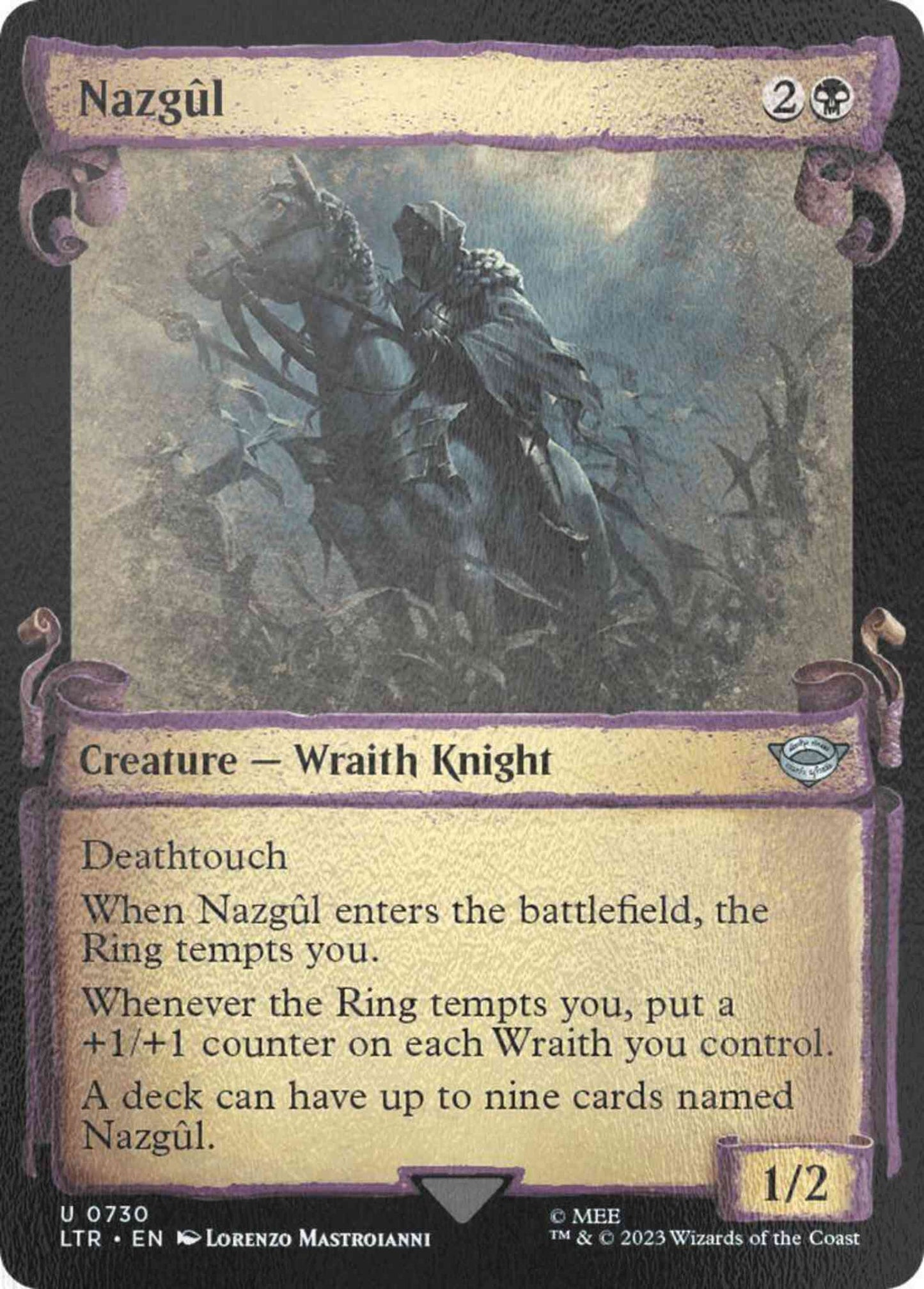 Nazgûl [730] [Scrolls Showcase] [The Lord of the Rings: Tales of Middle-earth] [Silver Foil]