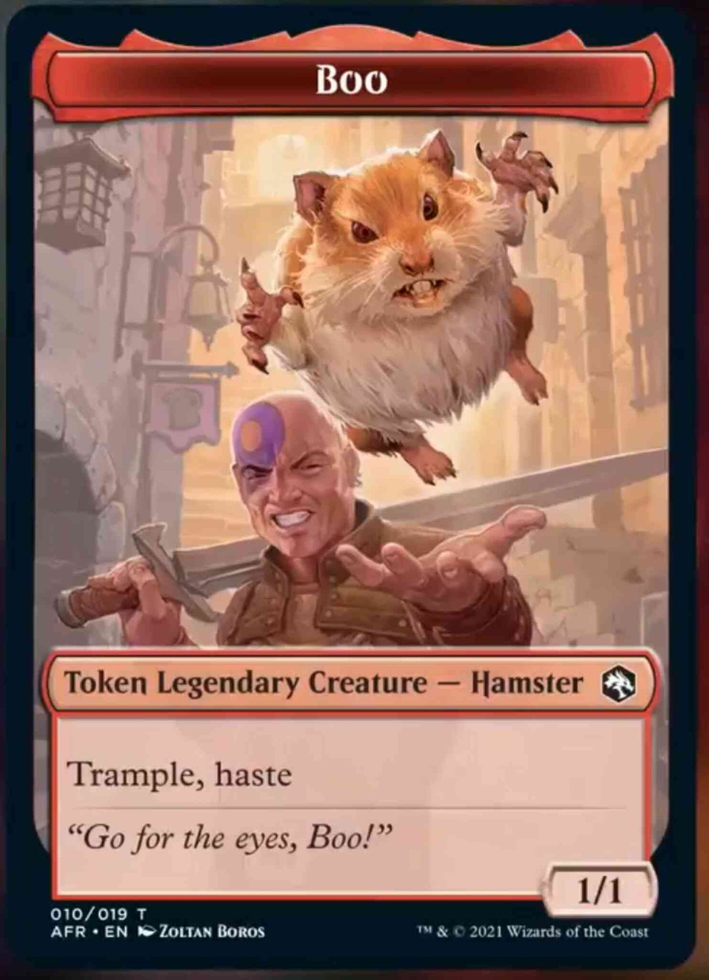 Boo Token [10] [Adventures in the Forgotten Realms: Tokens] [Non-Foil]