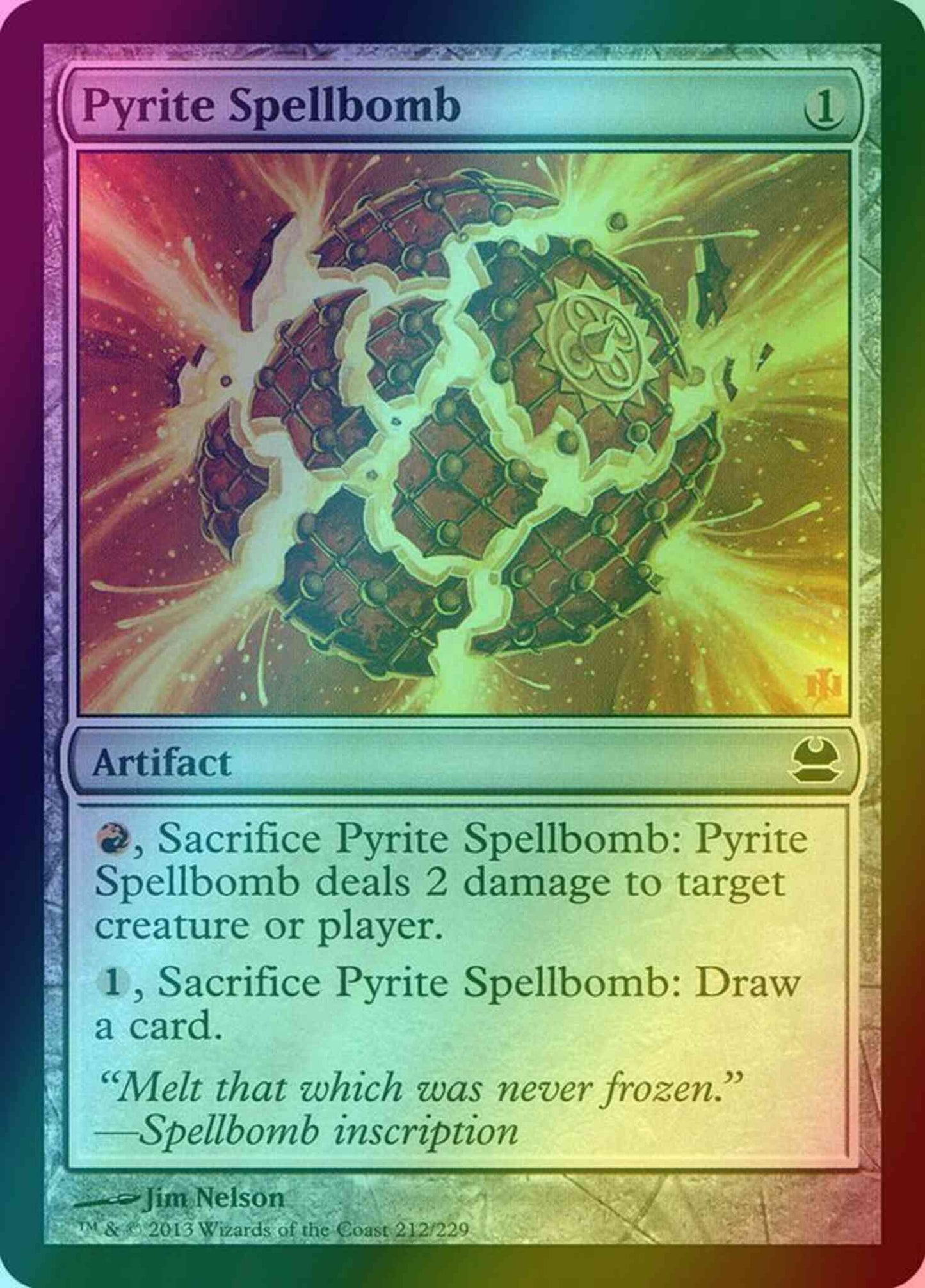 Pyrite Spellbomb [212] [Modern Masters] [Foil]