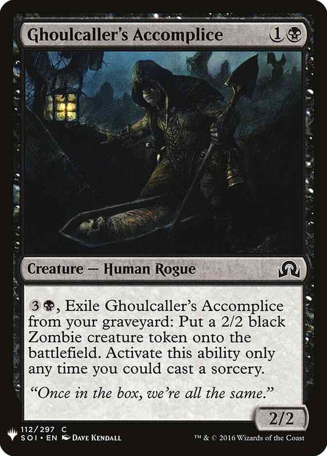 Ghoulcaller's Accomplice [SOI-112] [The List] [Non-Foil]