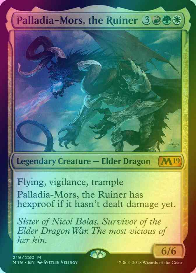 Palladia-Mors, the Ruiner [219] [Core Set 2019] [Foil]