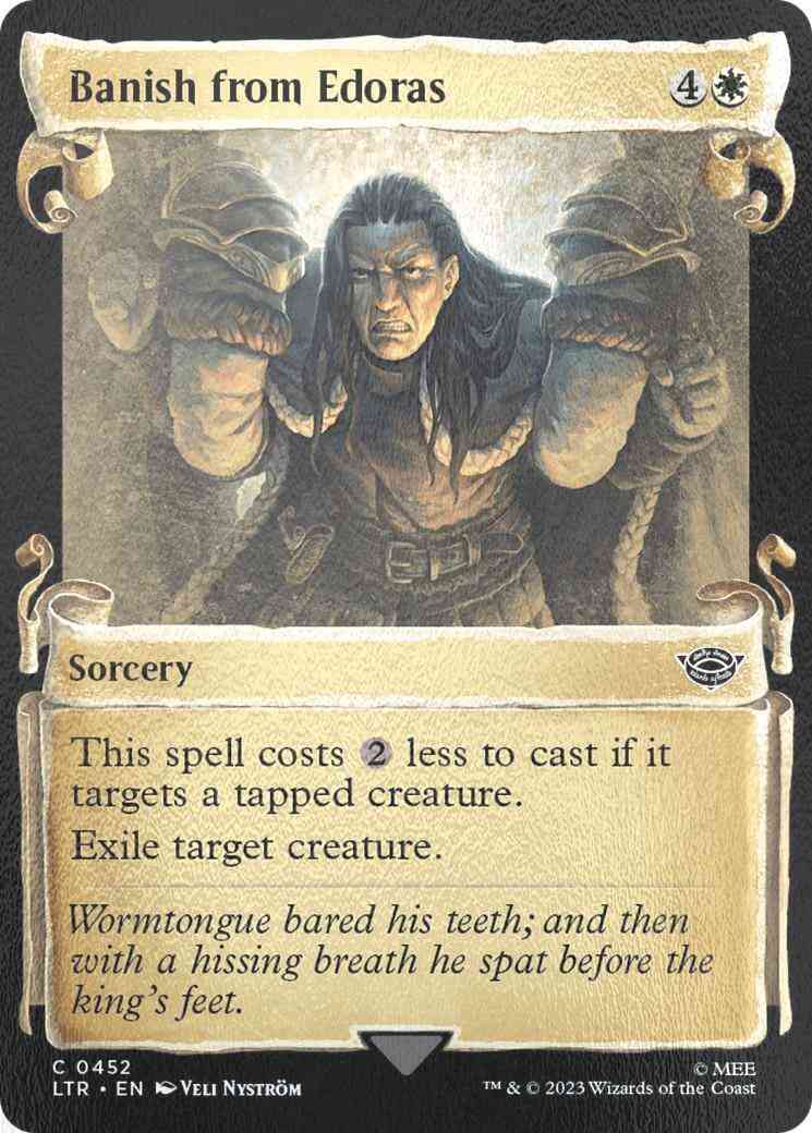 Banish from Edoras [452] [Scrolls Showcase] [The Lord of the Rings: Tales of Middle-earth] [Silver Foil]