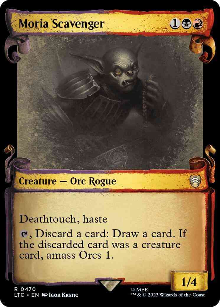 Moria Scavenger [470] [Scrolls Showcase] [The Lord of the Rings: Tales of Middle-earth: Commander] [Non-Foil]