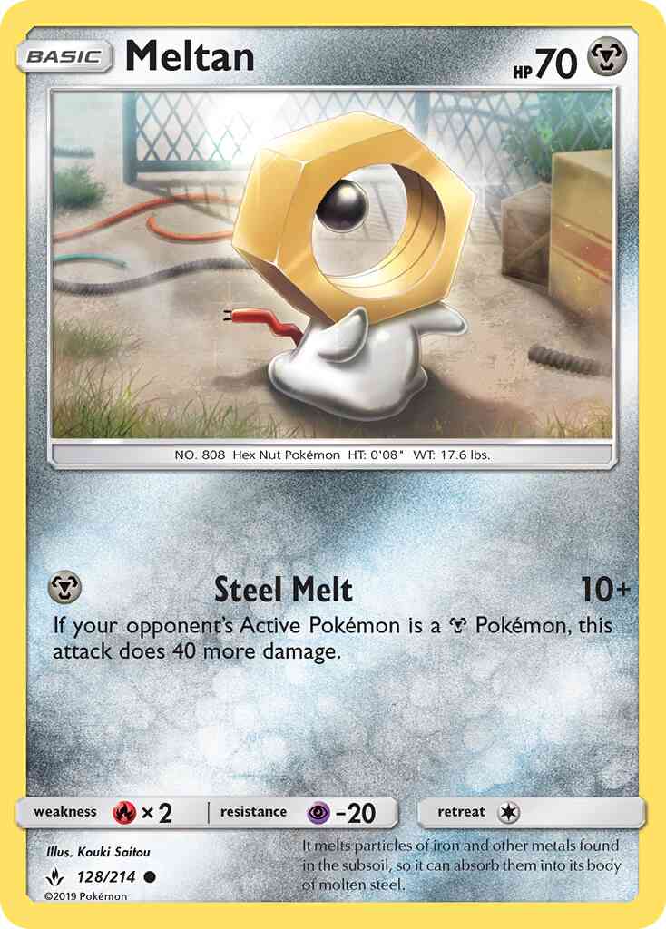 Meltan - 128/214 - Common [sm10-128] [Reverse Holo]