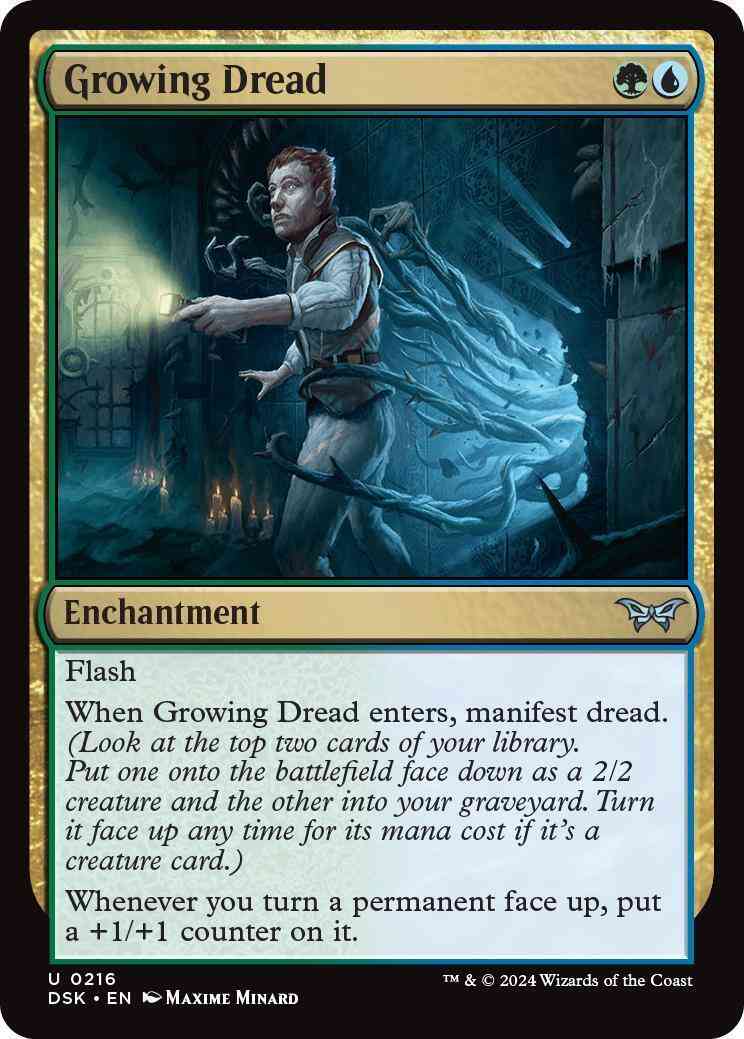Growing Dread [216] [Duskmourn: House of Horror] [Non-Foil]