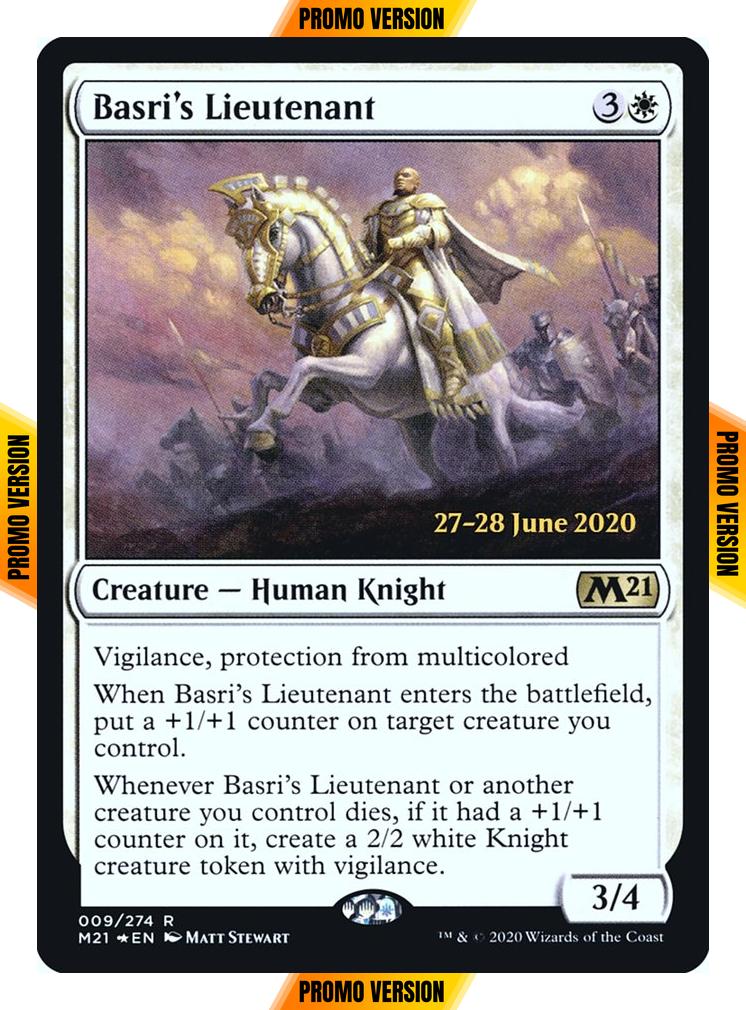 Basri's Lieutenant [Prerelease] [9s] [Core Set 2021 Promos] [Foil]