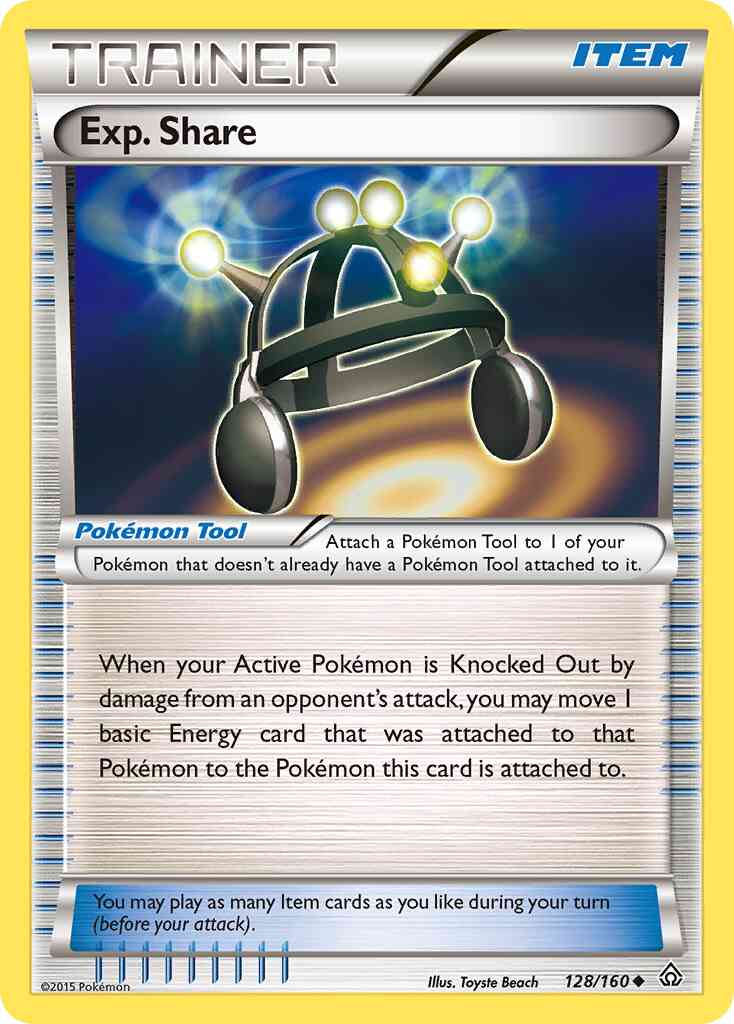 Exp. Share - 128/160 - Uncommon [xy5-128] [Reverse Holo]