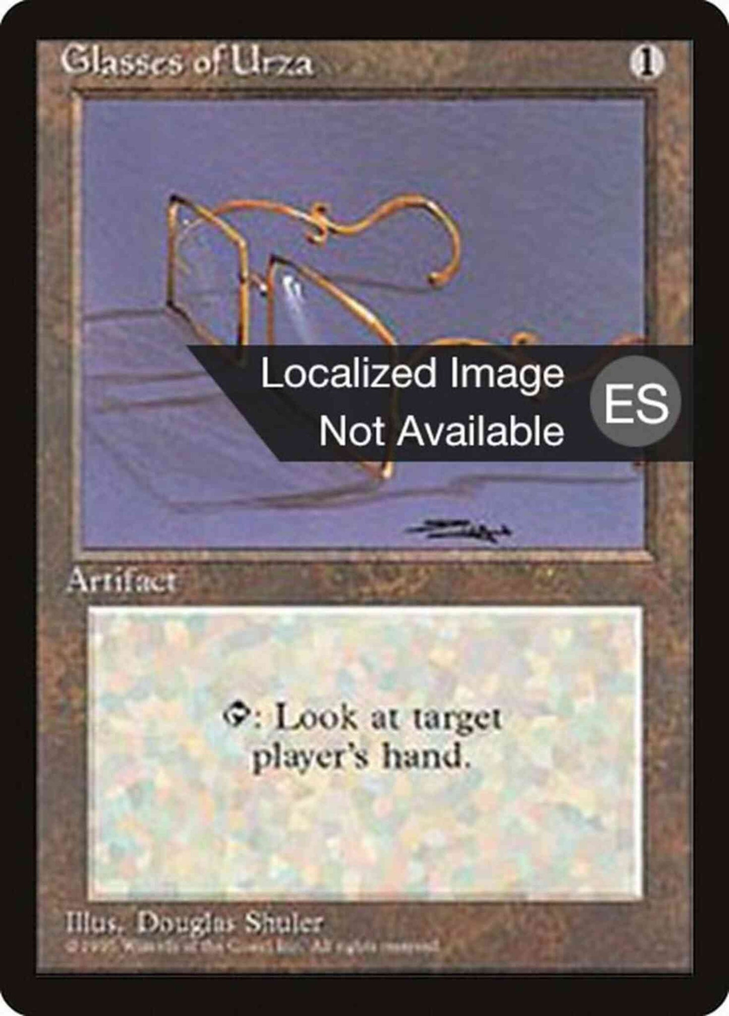 Glasses of Urza - Portuguese [321] [Fourth Edition Black Border: Portuguese] [Non-Foil]