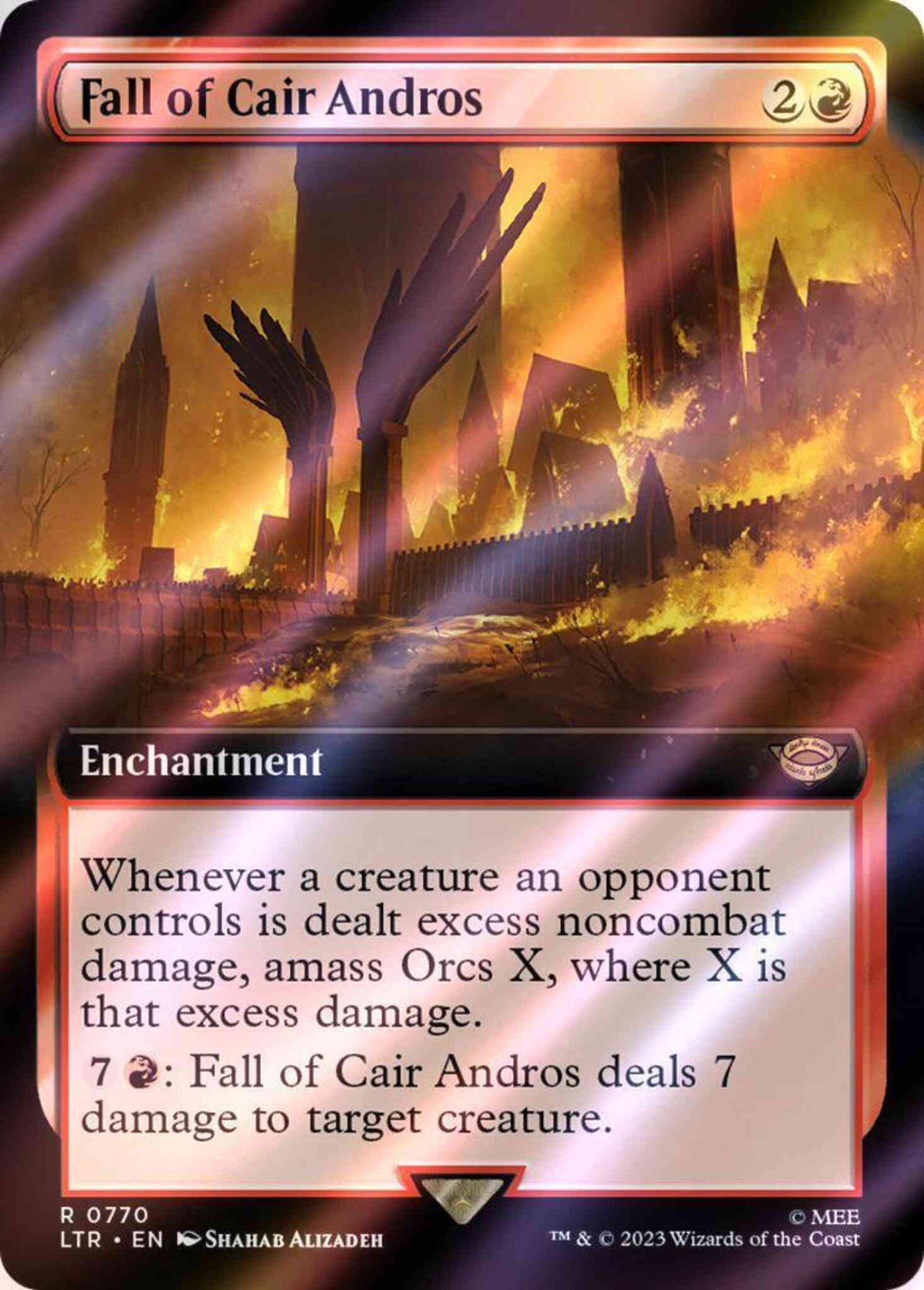 Fall of Cair Andros [770] [Extended Art] [The Lord of the Rings: Tales of Middle-earth] [Surge Foil]