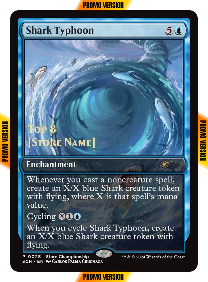 Shark Typhoon - Store Stamp [28] [Store Championships] [Non-Foil]