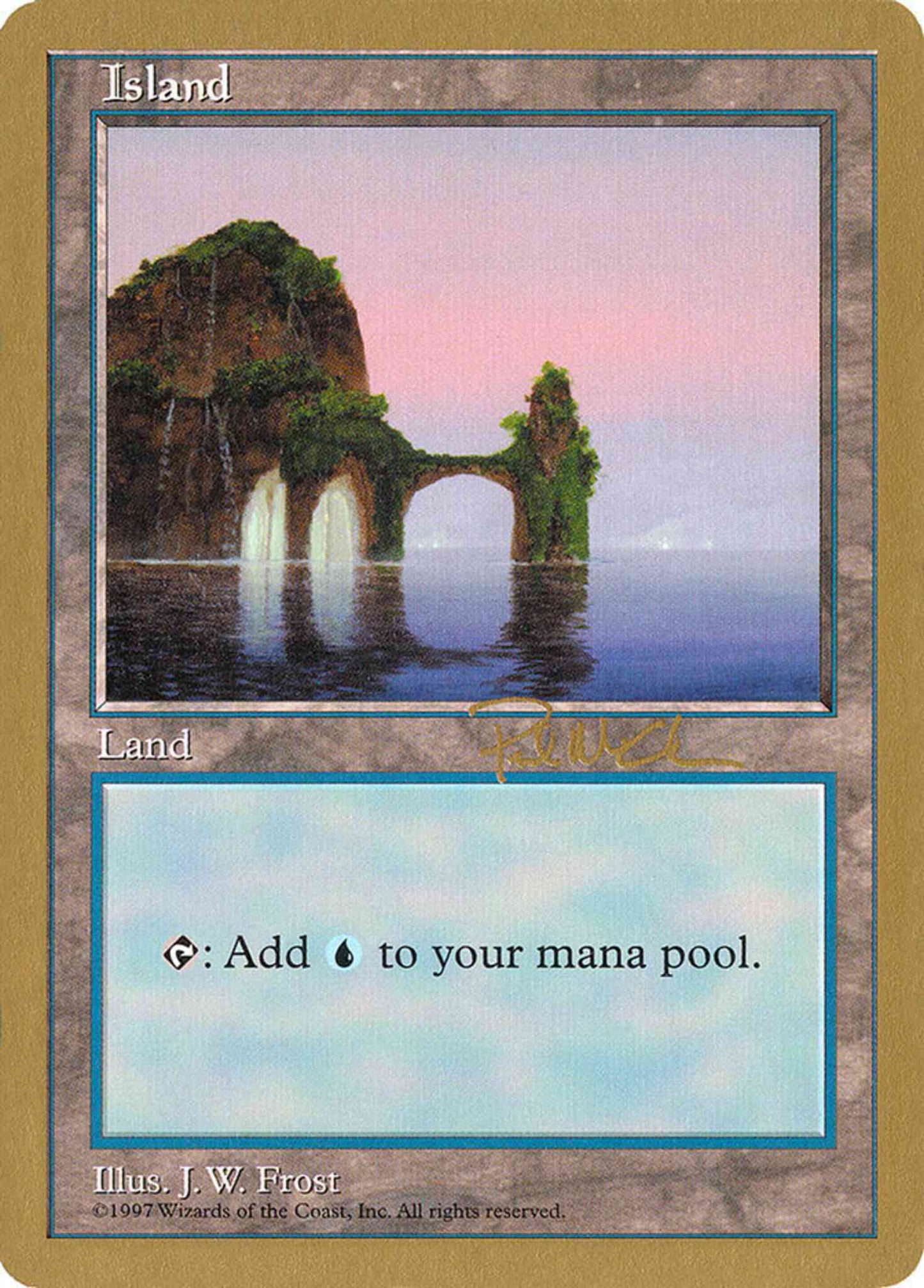 Island [pm434] [Paul McCabe] [Triple Arch] [World Championship Decks 1997] [Non-Foil]