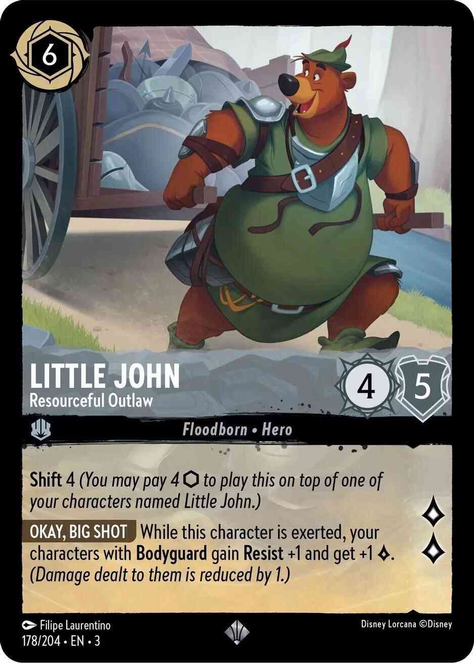Little John - Resourceful Outlaw - 178/204 [Into the Inklands] [Non-Foil]