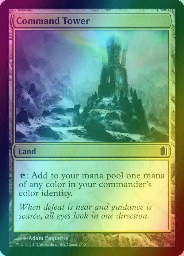 Command Tower [2] [Commander's Arsenal] [Foil]