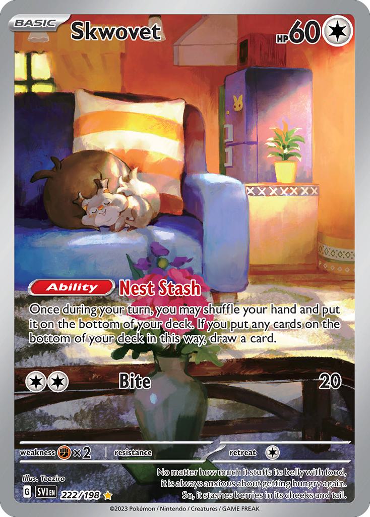 Skwovet - 222/198 - Illustration Rare [sv01-222] [Ultra]