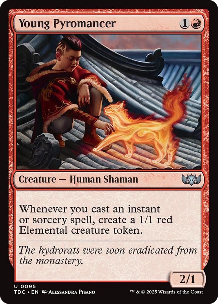 Young Pyromancer [95] [Tarkir: Dragonstorm: Commander] [Non-Foil]