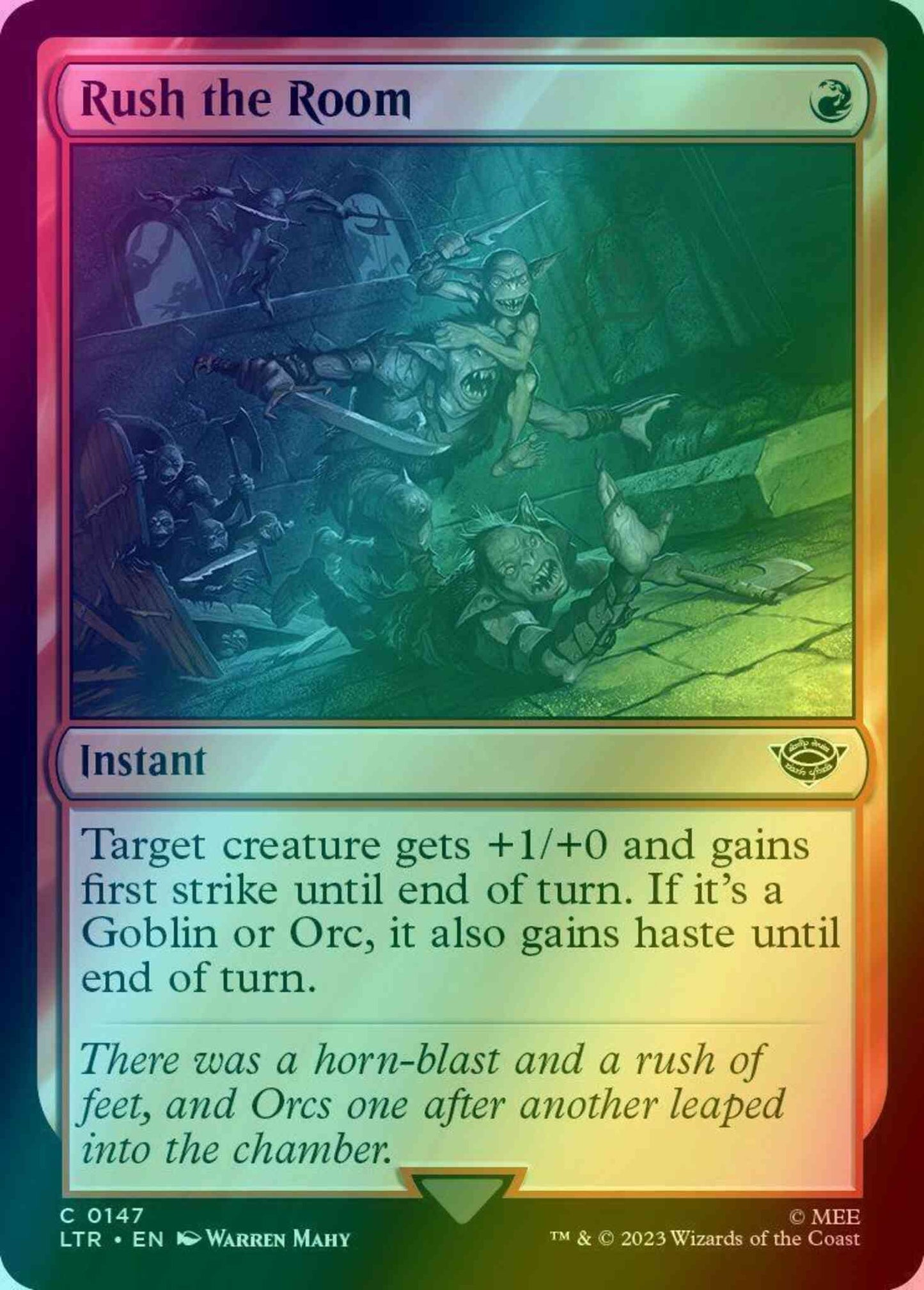 Rush the Room [147] [The Lord of the Rings: Tales of Middle-earth] [Foil]