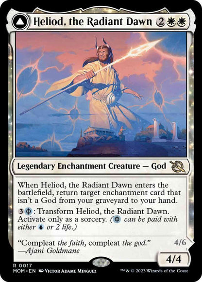 Heliod, the Radiant Dawn // Heliod, the Warped Eclipse [17] [March of the Machine] [Non-Foil]