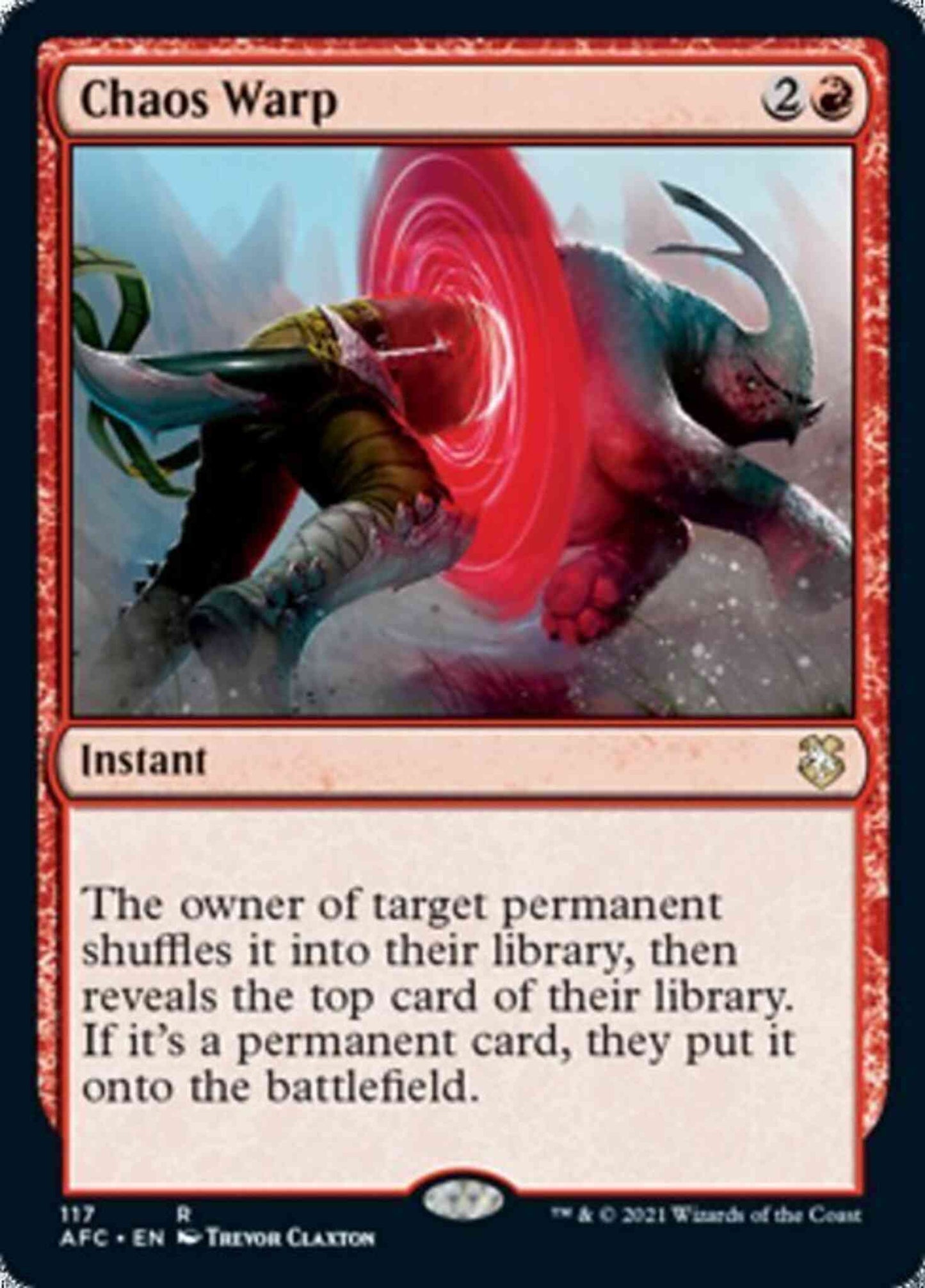 Chaos Warp [117] [Adventures in the Forgotten Realms Commander] [Non-Foil]