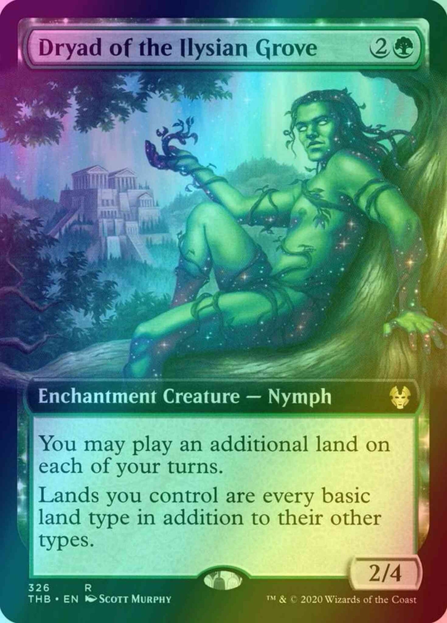 Dryad of the Ilysian Grove [326] [Extended Art] [Theros Beyond Death] [Foil]
