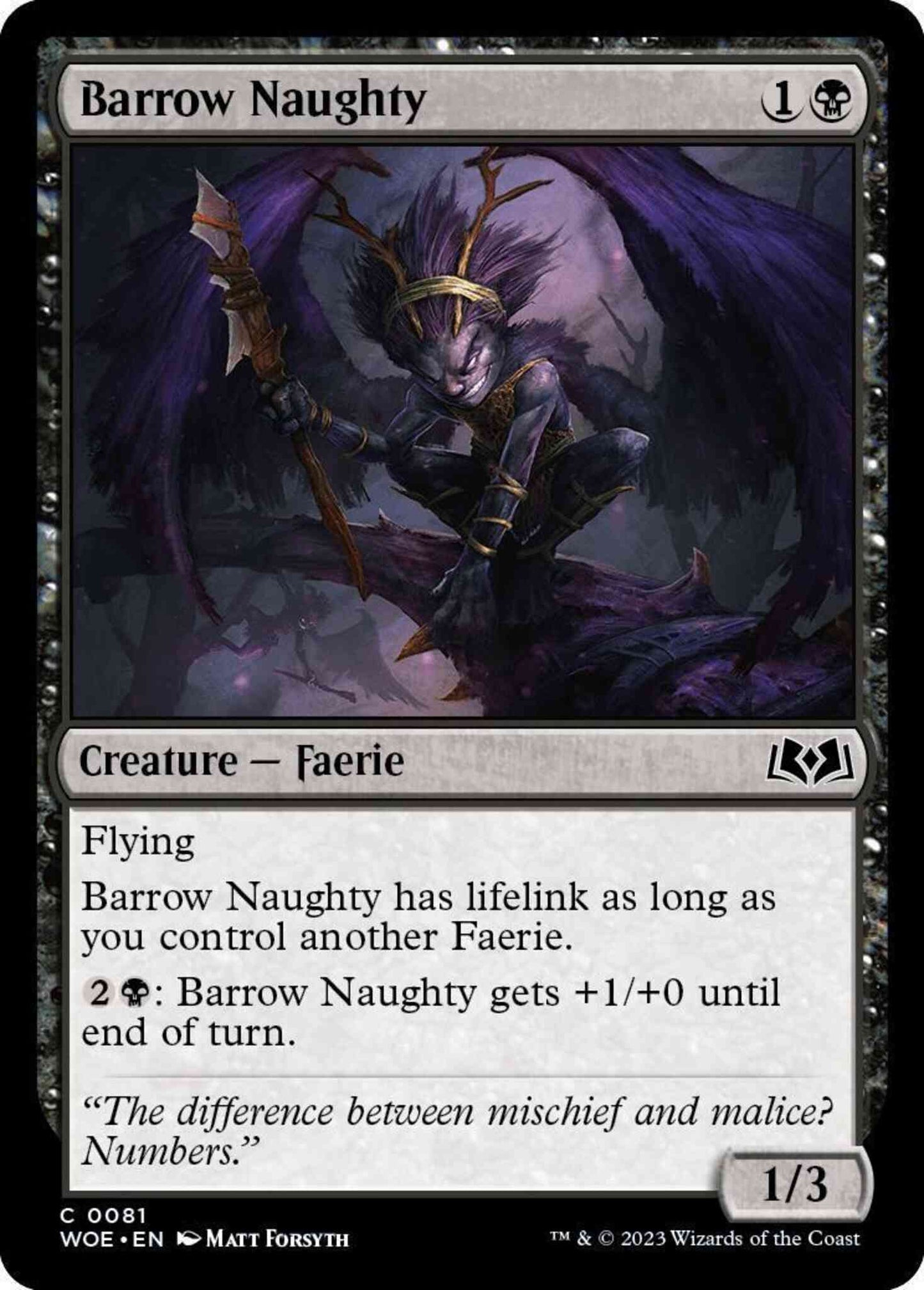 Barrow Naughty [81] [Wilds of Eldraine] [Non-Foil]