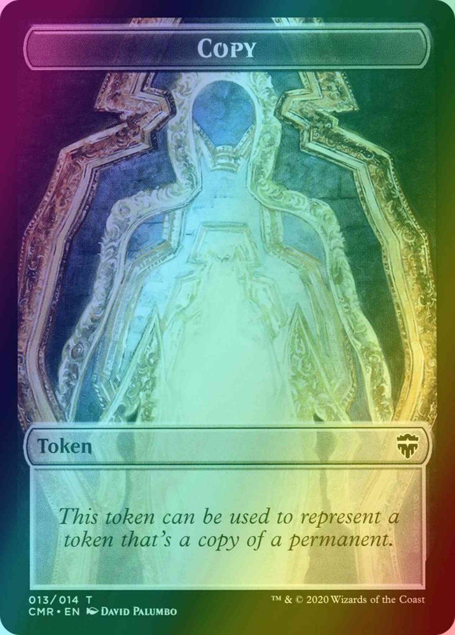 Copy Token (13) // Elf Warrior Token (08) [Commander Legends Tokens] [Foil]