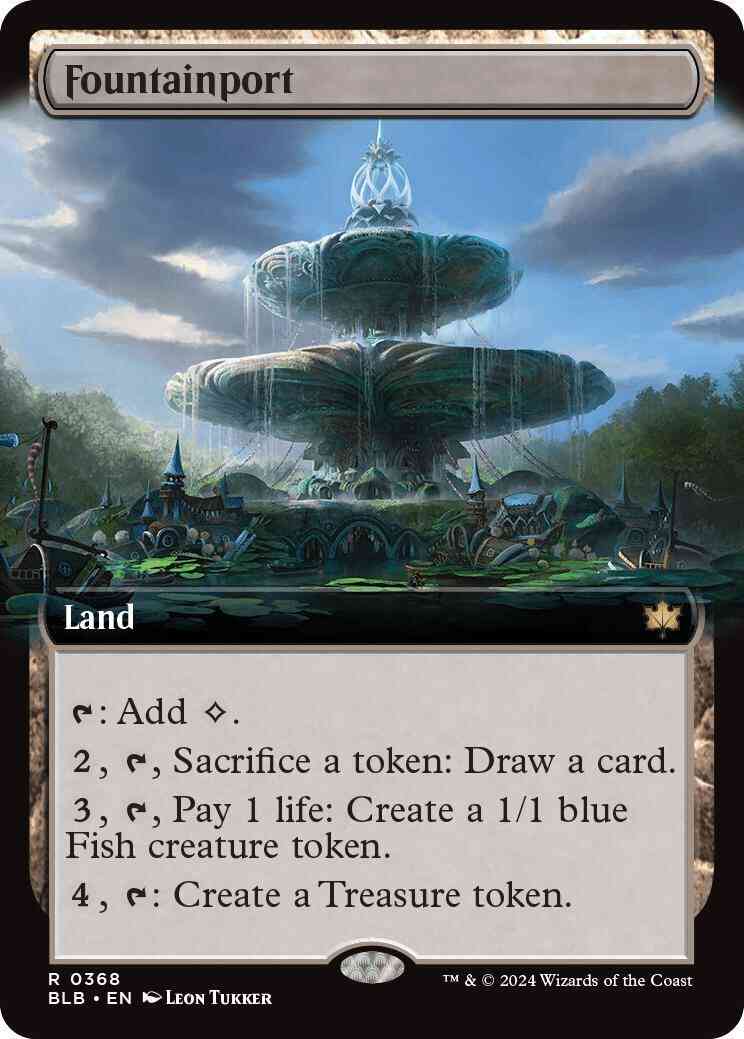 Fountainport [368] [Extended Art] [Bloomburrow] [Non-Foil]