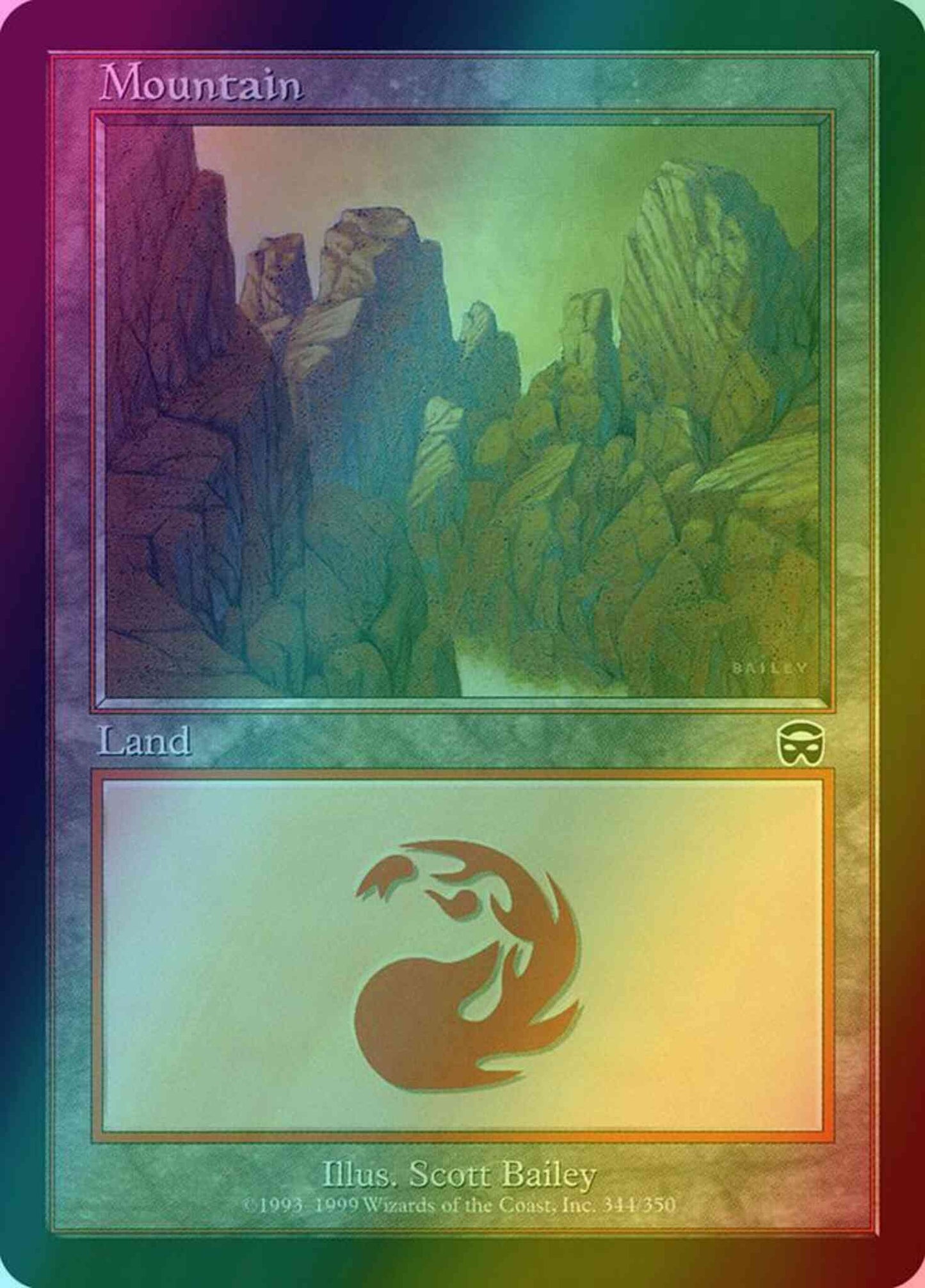 Mountain [344] [Mercadian Masques] [Foil]