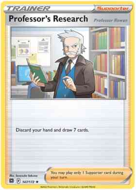 Professor's Research - Professor Rowan - 147/172 - Rare Holo [swsh9-147] [Holo]