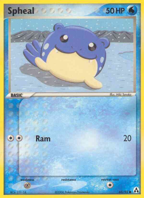 Spheal - 65/92 - Common [ex12-65] [Non-Holo]