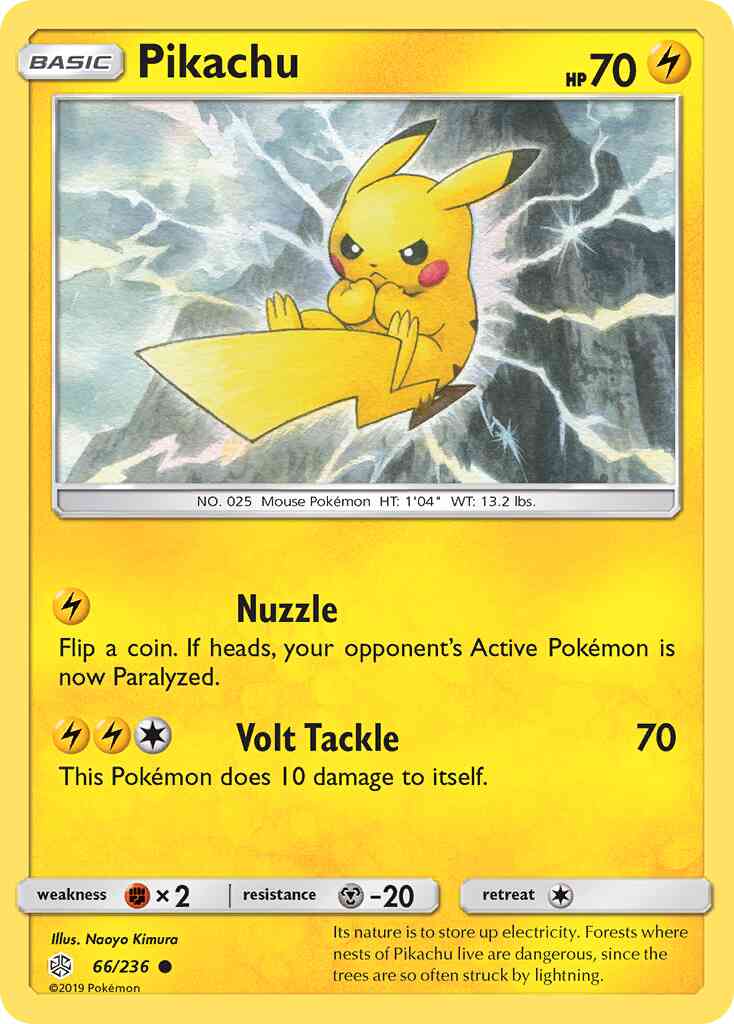 Pikachu - 66/236 - Common [sm12-66] [Reverse Holo]