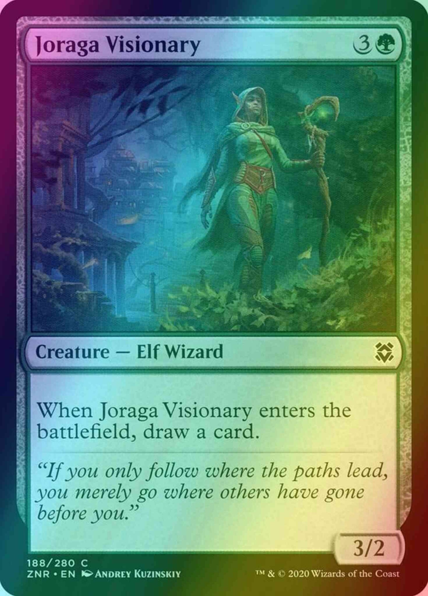 Joraga Visionary [188] [Zendikar Rising] [Foil]