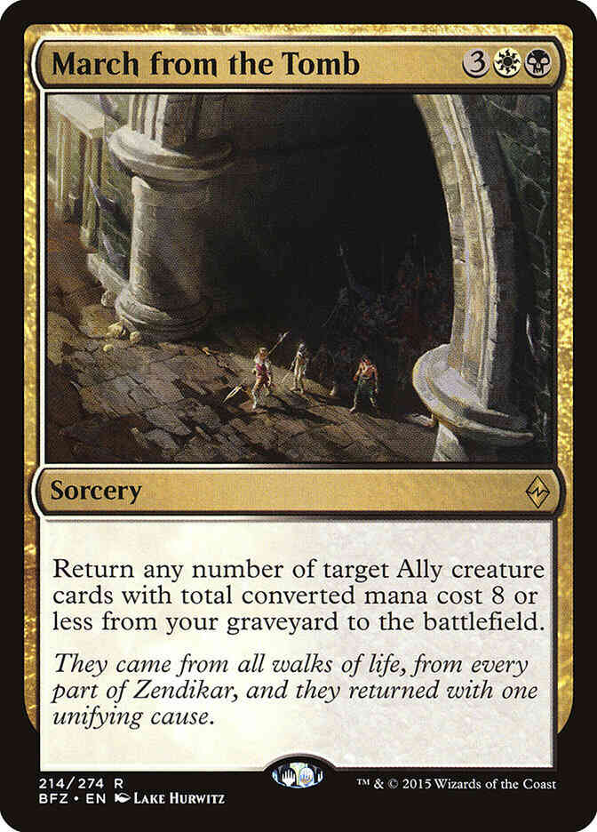March from the Tomb [214] [Battle for Zendikar] [Non-Foil]