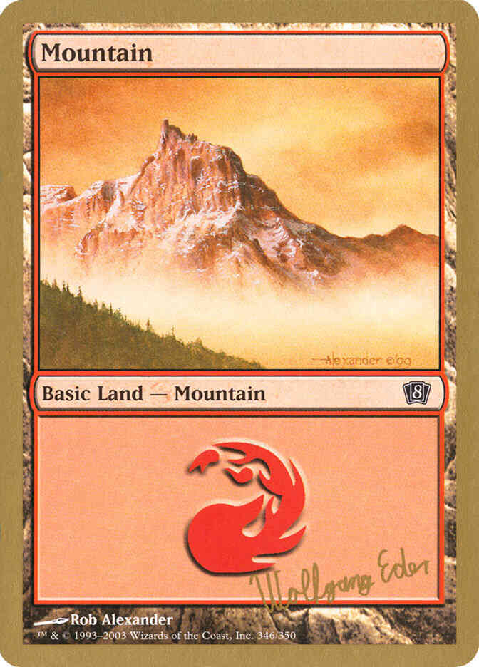Mountain [we346] [Wolfgang Eder] [346] [World Championship Decks 2003] [Non-Foil]