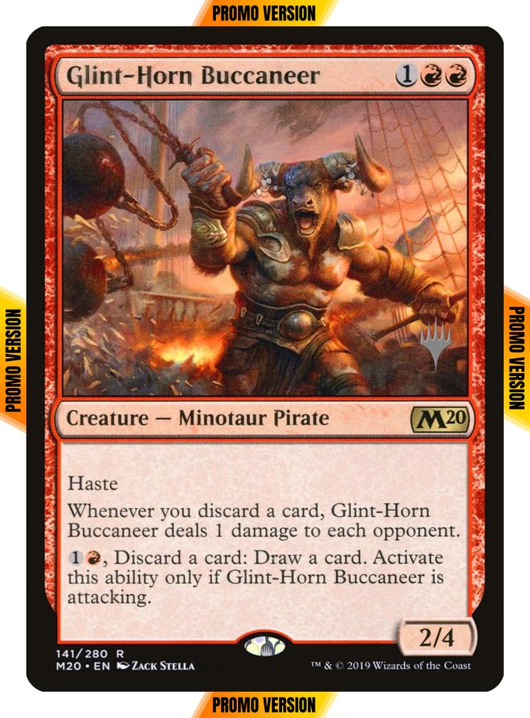 Glint-Horn Buccaneer [141p] [Promo Pack] [Core Set 2020 Promos] [Non-Foil]