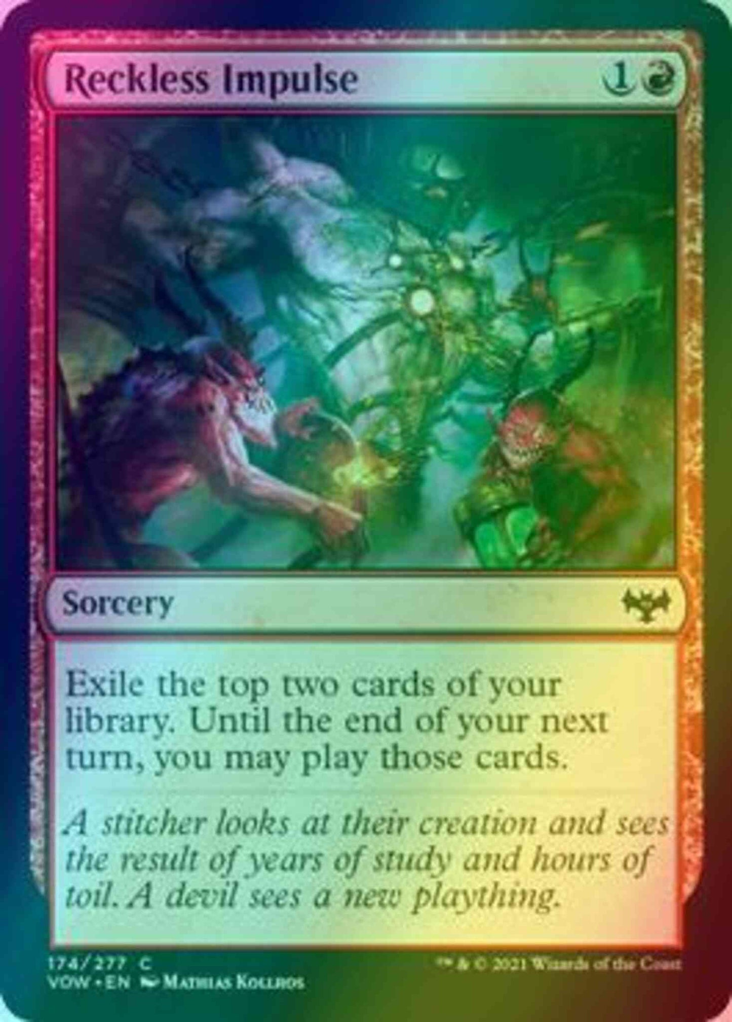 Reckless Impulse [174] [Innistrad: Crimson Vow] [Foil]