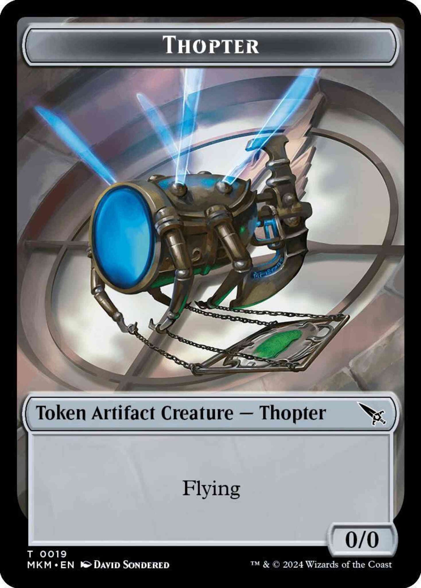 Thopter Token [19] [Murders at Karlov Manor: Tokens] [Non-Foil]