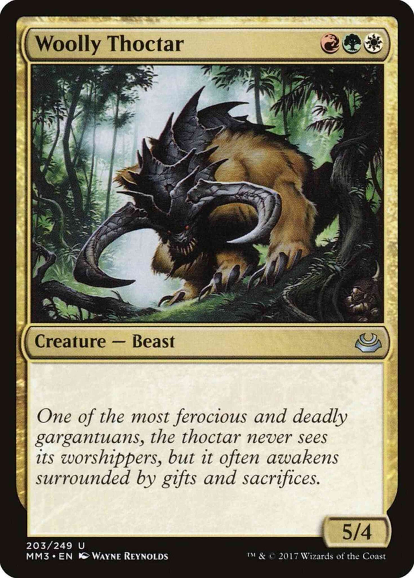 Woolly Thoctar [203] [Modern Masters 2017] [Non-Foil]